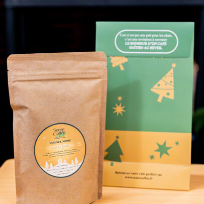 Pochette cadeau café en grains