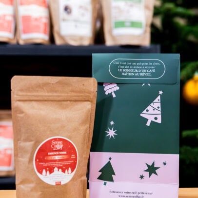 Pochette cadeau café moulu
